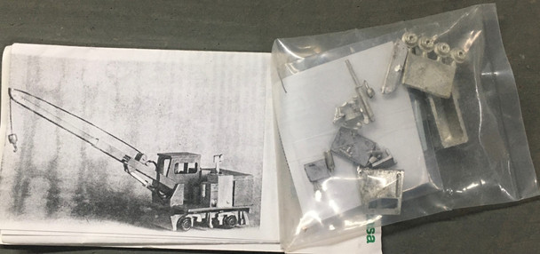 HO 1:87 Custom Finishing # 7010 PYKE Utility Crane KIT