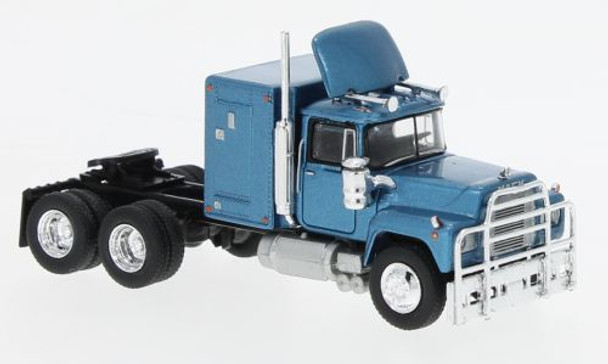 HO 1:87  Brekina 85802 - 1966 Mack RS 700, Metallic Blue