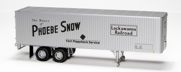 HO 1:87 Rapido 403006 - 35' Fruehauf Integral-Post Dry Van - Lackawanna (DL&W): #559