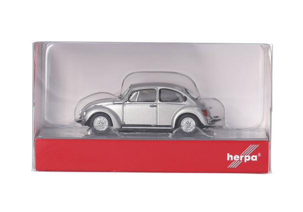 HO 1:87 Herpa 430982 VW Beetle 1303 Metallic Silver