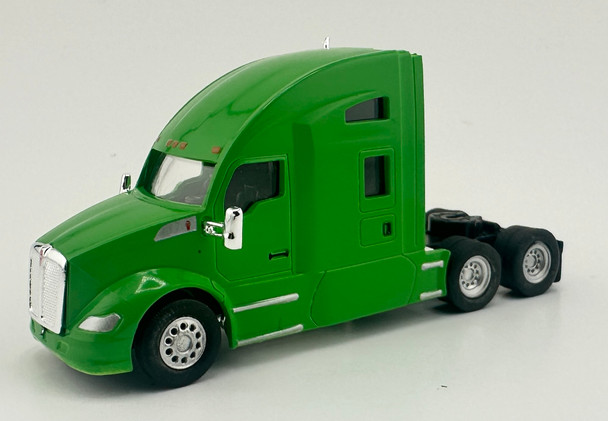 HO 1:87 HL-68004 Kenworth T-680 Sleeper Cab Tandem Axle Tractor - Lime Green