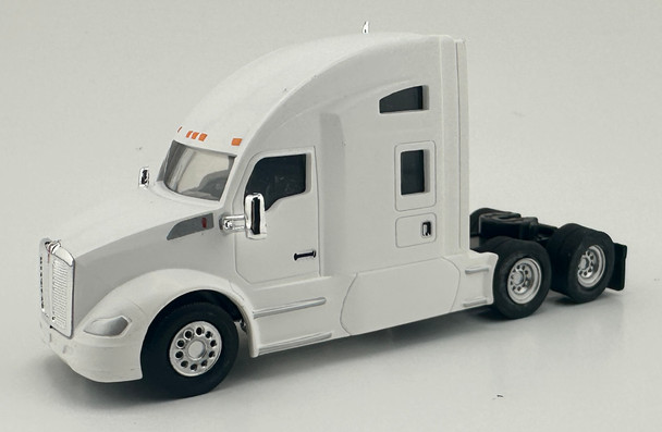 HO 1:87 HL-68007 Kenworth T-680 Sleeper Cab Tandem Axle Tractor - White