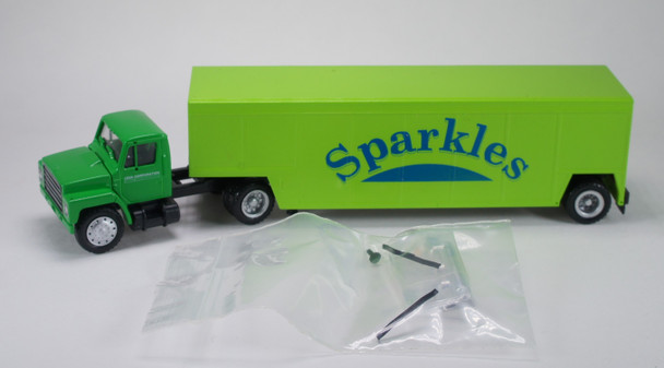 HO 1:87 Promotex 6137 IH Navistar Beverage Semi - SPARKLES