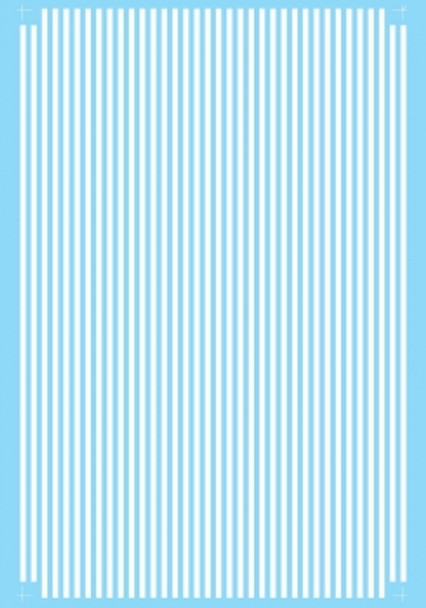 HO 1:87 Microscale PS-1-1-16 Parallel Stripes 1/16" Wide WHITE DECALS HO 1:87 Microscale PS-1-1-16 Parallel Stripes 1/16" Wide WHITE DECALS