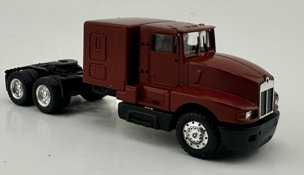 HO 1:87 Promotex 25290 Kenworth T-600 Flat Top Sleeper Tractor - MAROON