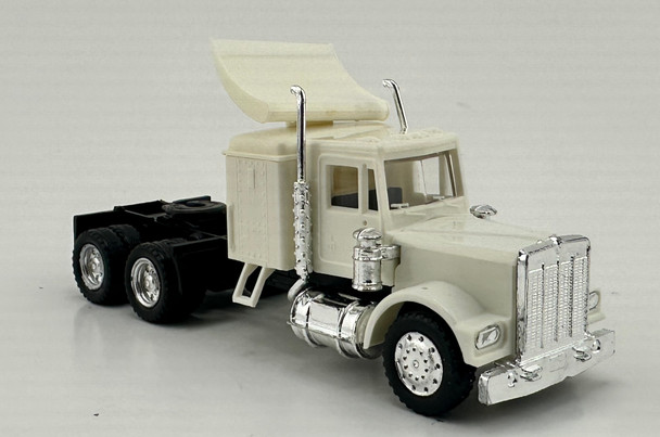 HO 1:87 Promotex 35230 Kenworth 900 Sleeper Tractor w/Wing - WHITE