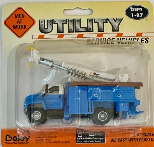 HO 1:87 Boley 3023 International Utility Services Truck - BLUE