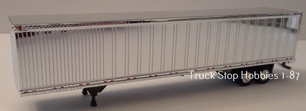HO 1:87  HL-180 -  53' Dry Van Great Dane Trailer - CHROME