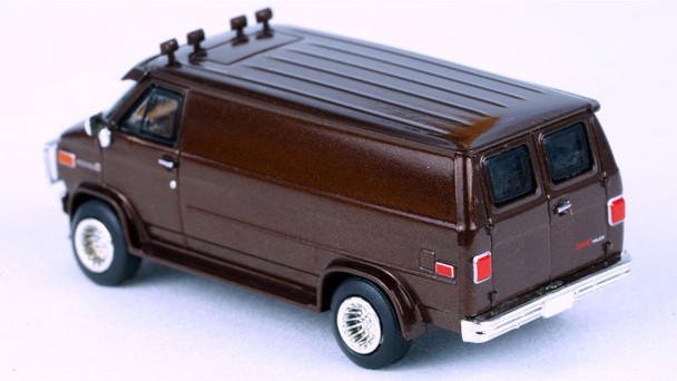 HO 1:87  Brekina 18252 - 1983 GMC Vandura Custom Van - METALLIC BROWN