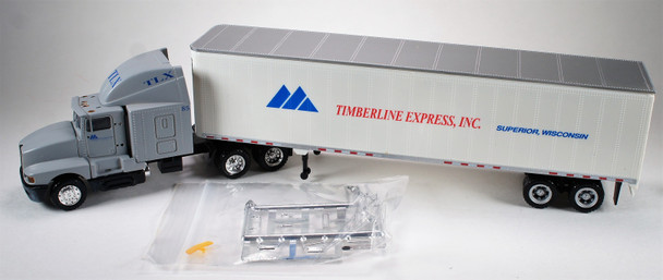 HO 1:87 Promotex 6193 Kenworth T-600 Sleeper Cab w/45' Dry Van Trailer - TIMBERLINE EXPRESS
