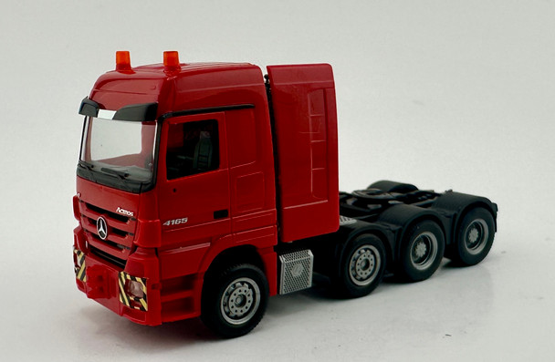 HO 1:87 Herpa 156615 Mercedes Actros A-LH 08 ZM 3-Axle Heavy Haul Tractor - RED