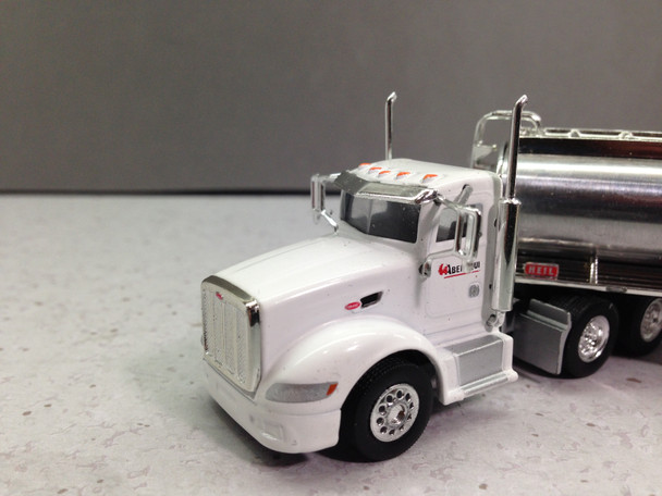 HO 1:87 TNS 3173 Peterbilt 386 Day Cab w/Gasoline Tanker - ABENAQUI