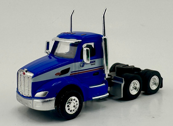 HO 1:87 HL-57930 Peterbilt Day Cab - KENAN BLUE
