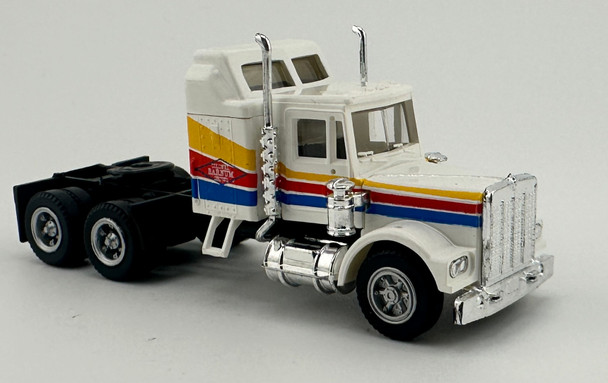 HO 1:87 Con-Cor Kenworth w/Aerodyne Sleeper Tractor - COLONEL BARNUM SHOWS