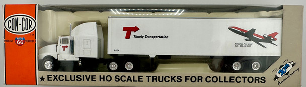 HO 1:87 Con-Cor Kenworth T600 SC w/45' Dry Van Trailer - TIMELY TRANSPORT