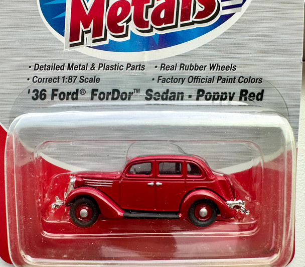 HO 1:87 CMW 30197- 1936 Ford ForDor Sedan - POPPY RED