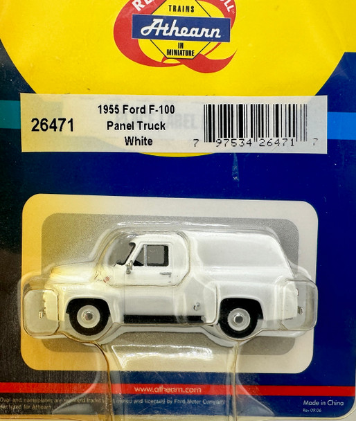 HO 1:87 Athearn 26471 - 1955 Ford F-150 Panel Truck - WHITE