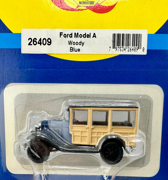 HO 1:87 Athearn 26409 - Ford Model A Woody - BLUE