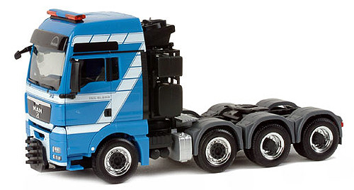 HO 1:87 Herpa 155397 MAN TGX XXL ZM Heavy-Duty Tractor - BLUE/WHITE