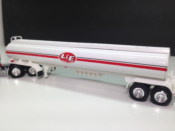 HO 1:87 TNS 3287 Peterbilt 386 Day Cab w/Gasoline Tanker - L&E TANK LINES