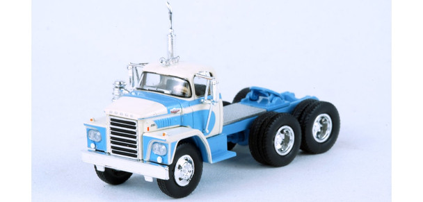 HO 1:87  Brekina 86301 - 1960's Dodge LCF CT-900 Tractor - Blue/White
