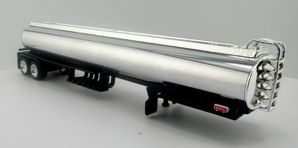 HO 1:87  HL-317 -  Heil Gasoline Tanker - CHROME TANK W/BLACK FRAME
