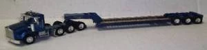 HO 1:87 TNS 3274 Peterbilt 367 w/LowBoy Construction Trailer - FONDSE BROS.