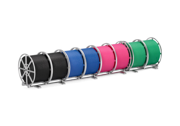 HO 1:87 Promotex # 55451  Cable Rolls Truck Load (8pcs.) ASSORTED COLORS