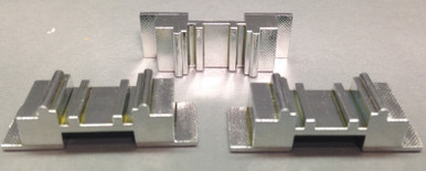 Peterbilt Truck Steps Chrome Set Of 3 Pieces 1/87 HO Plastic - Foto 2