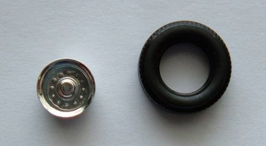 HO 1//87 Herpa # 52931 All-Terrain Tires//Wheels Front Axle 8 sets 12mm x 4mm