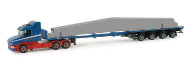 HO 1:87 Herpa 156714 Scania conventional w/teletrailer w/concrete
