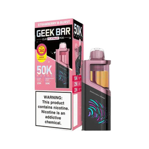 Pod Strawberry B Burst Geek Bar Clio Platinum 50K