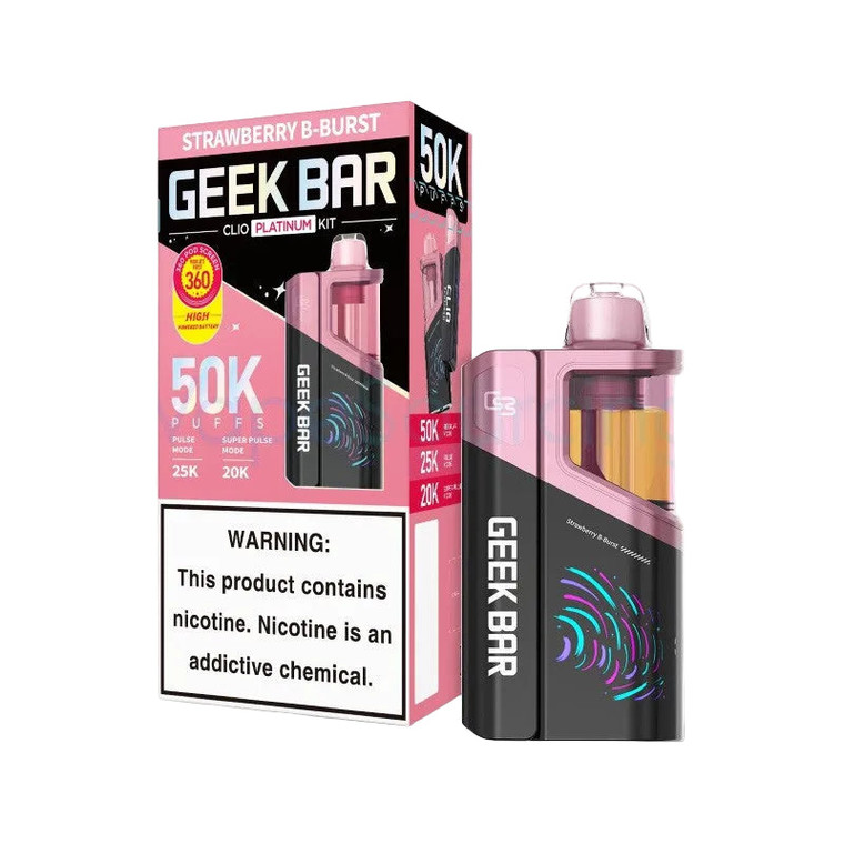 Kit Strawberry B Burst Geek Bar Clio Platinum 50K