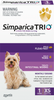 Simparica Trio Flea, Tick & Worm Treatment for dogs weighing 2.6kg to 5kg