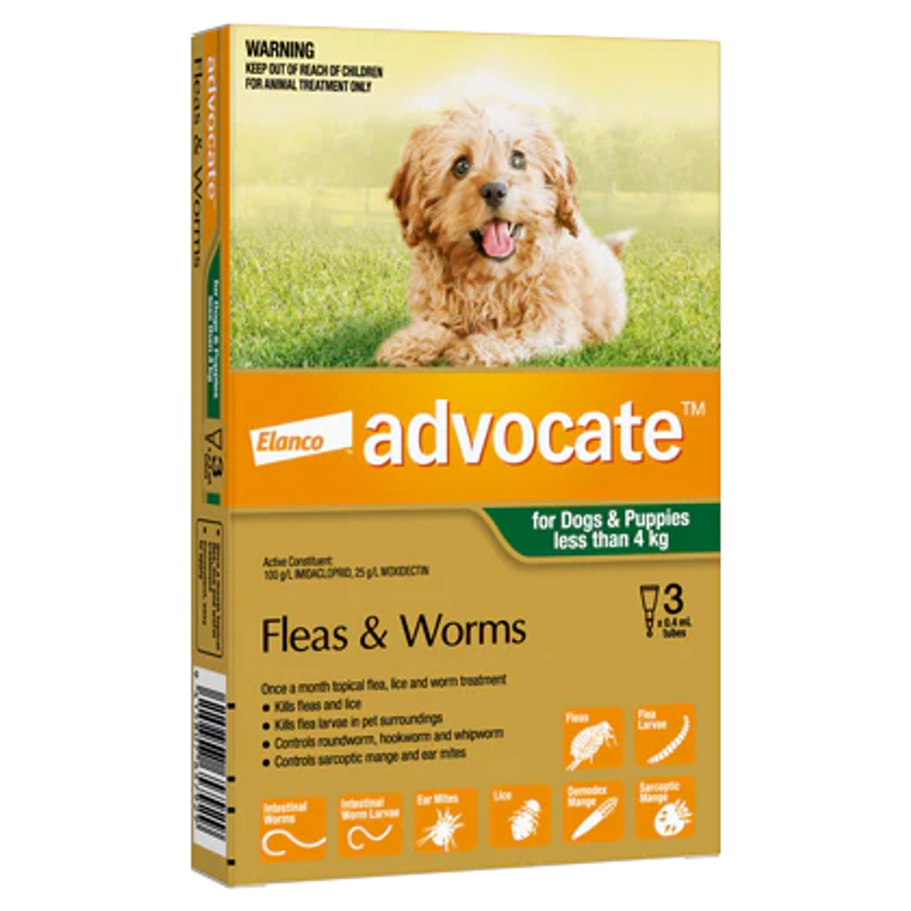 Monthly flea and worm treatment hot sale for dogs