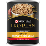 Pro Plan Senior Complete Essentials Beef & Rice Wet Dog Food