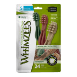 Whimzees Toothbrush Dental Small Dog Treats 24 Pack