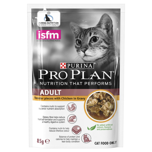 Pro Plan Adult Chicken in Gravy Wet Cat Food