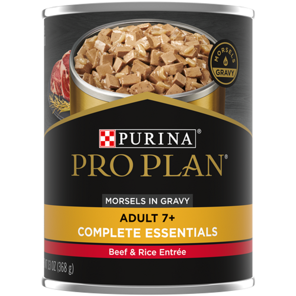 Pro Plan Senior Complete Essentials Beef & Rice Wet Dog Food