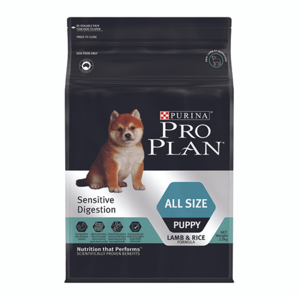 Pro Plan Puppy Sensitive Digestion Lamb & Rice Dry Dog Food