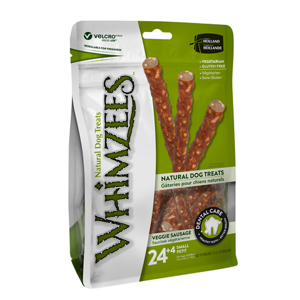 Whimzees Veggie Sausage Dental Small Dog Treats