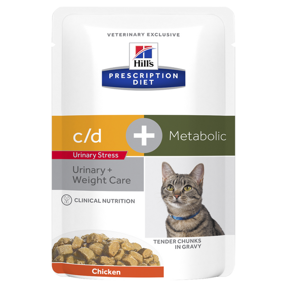 Hills Feline C/D Urinary + Metabolic Stress 85g