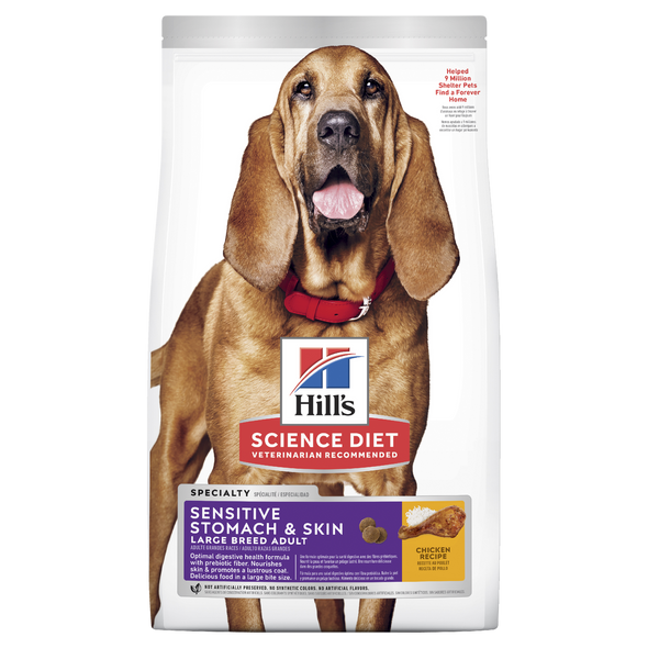 Hill's Science Diet Adult Sensitive Stomach & Skin Large Breed Dry Dog Food