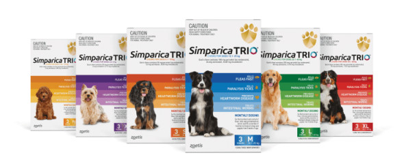 Simparica Trio Flea, Tick & Worm Treatment