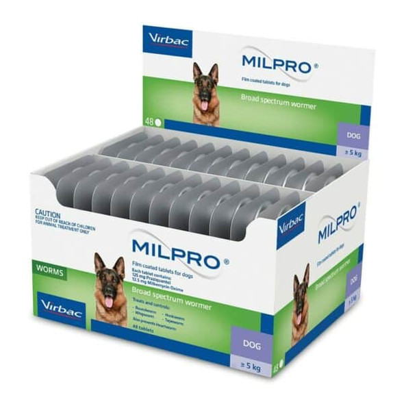 Milpro Dog Worm Tablet 2 Pack