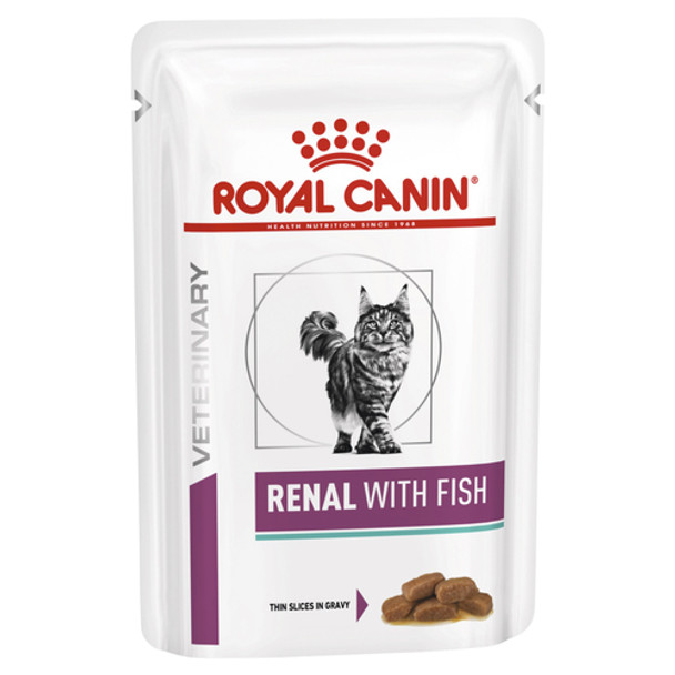 Royal Canin Vet Renal Fish Wet Cat Food 12 x 85g