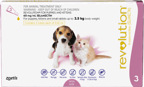 Revolution Flea Treatment for Puppies & Kittens