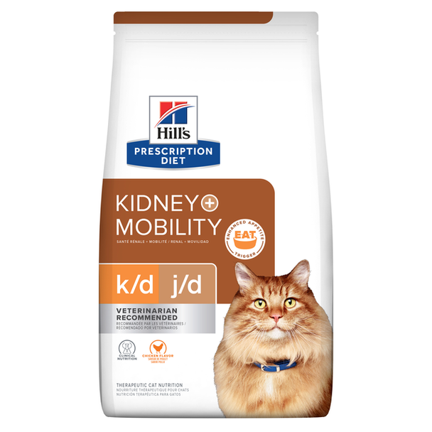 Hill's Prescription Diet k/d j/d Kidney + Mobility Dry Cat Food
