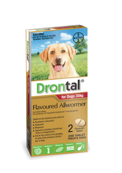 Drontal Allwormer Dog 20-35kg