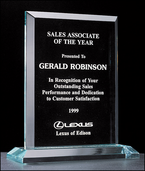 Apex Series Jade Acrylic Rectangle Award - TPA5469